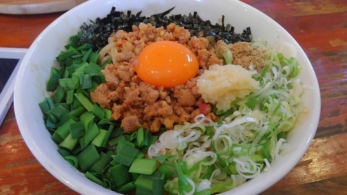 「台湾まぜそば@800円」@麺華いただきの写真