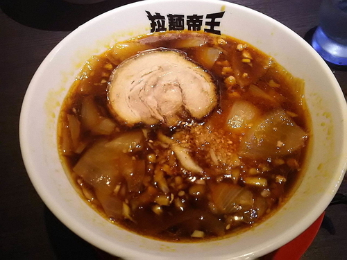 「帝王ラーメン630円」@激辛ラーメンの拉麺帝王の写真
