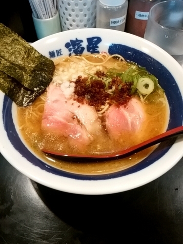「濃厚焦しニンニク煮干しそば (大盛)」@麺匠 濱星 溝の口店の写真