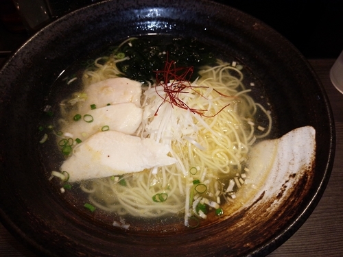 「しおそば」@四川麺条 香氣 千歳烏山店の写真