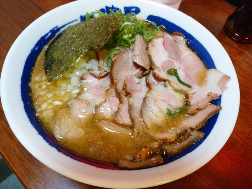 「チャーシュー濃厚煮干しそば　大盛り（ラッキー？）」@麺匠 濱星 溝の口店の写真