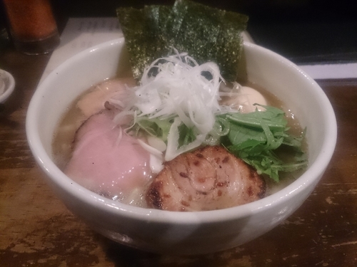 「濃い出汁そば＋特製トッピング」@日本橋 製麺庵 なな蓮の写真