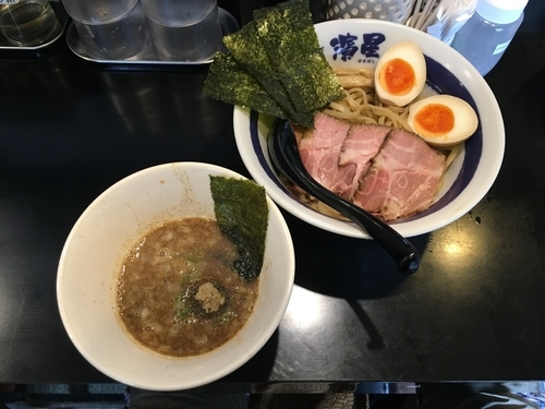 「特製濃厚煮干しつけ麺 1050円はさ」@麺匠 濱星 溝の口店の写真
