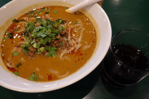 「担々麺500円（8月のキャンペーン）」@百香亭 野田店の写真
