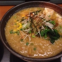 魚介豚骨カレー(中太麺)＋白飯(800円＋100円･税別)