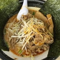 豚バラ味噌こってり➕麺固め➕ライス（サービス）