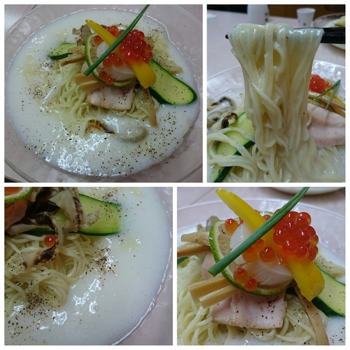 「【限定】冷製 ほたてのしずく」@中華そば よしかわの写真