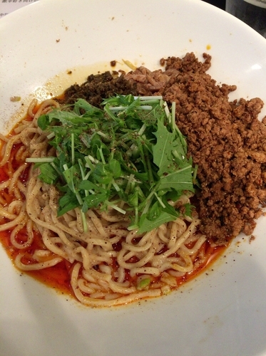 「汁無し担々麺」@タンタンタイガー 蔵前店の写真