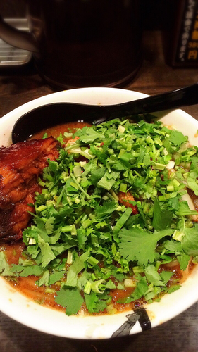 「カラシビ味噌ラーメン＋パクチー」@カラシビ味噌らー麺 鬼金棒の写真