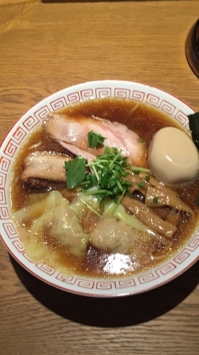 「特製中華そば大盛」@中華そば 二階堂の写真