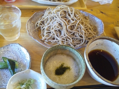 「とろつけそば　大盛　950円」@自然の恵みそばと、カフェ「凱」 Tokiの写真