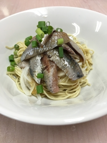 「いわしそば 390円」@中華そば よしかわの写真