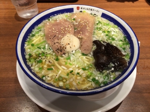 「増しラーメン」@仙台牛タンねぎ塩ラーメン 㐂蔵の写真