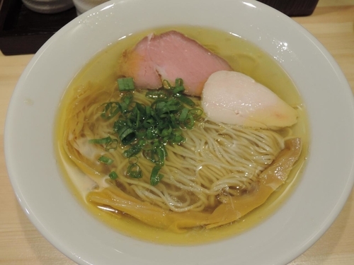 「塩そば」@自家製麺 竜葵の写真
