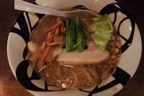 「強烈煮干そば」@ラーメンバル 凌駕 ドロップスの写真