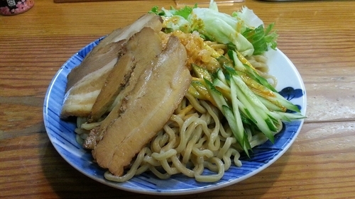 「（限定）香味冷し担々麺+特盛り+小ブタ」@角ふじ 心麺の写真