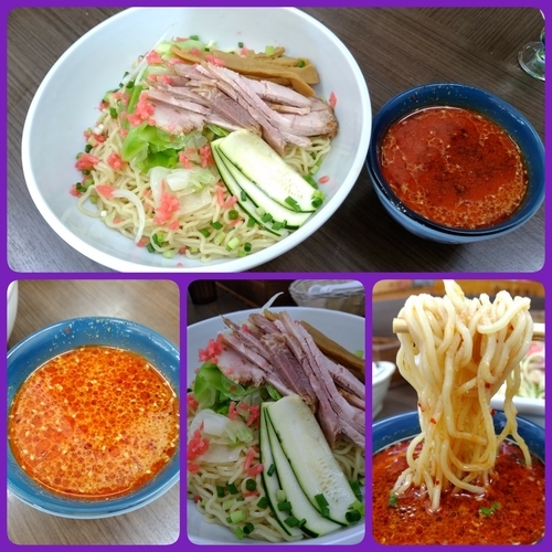 「【期間限定】冷やし辛つけそば」@頓知房の写真