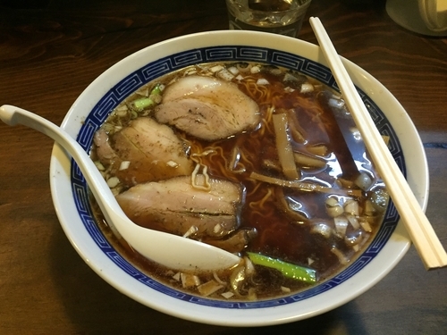 「ラーメン大盛 850円」@豆天狗 本店の写真