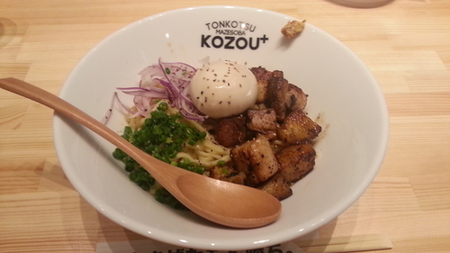 「豚骨ませそば KINGPORK」@豚骨まぜそばKOZOU＋の写真