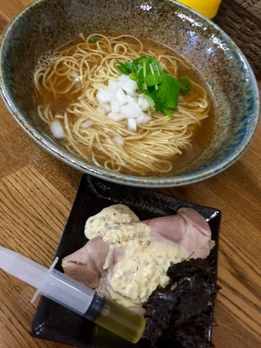 「【限定②】プレミアム醤油煮干しそば ￥820」@㐂九家の写真