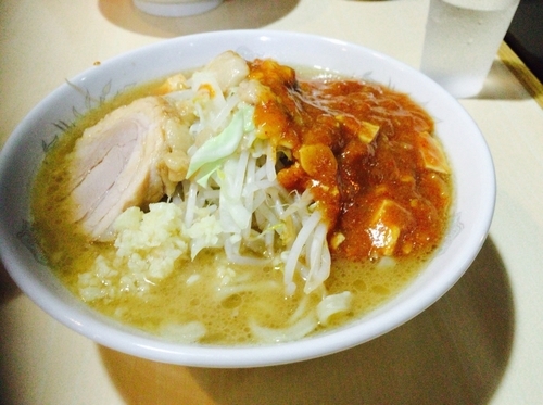 「フュージョン ニンニク・アブラ・カラメ」@蒙麺 火の豚の写真