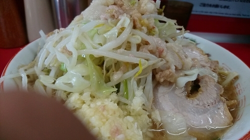 「ラーメン小  堅め少な目」@ラーメン二郎 湘南藤沢店の写真