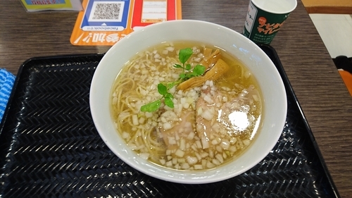 「焦がしぎゅ塩ラーメン」@創彩麺家 野の実 足柄サービスエリア店の写真