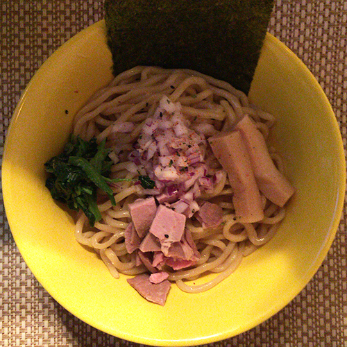 「海老まぜそば」@惠本将裕 神泉店の写真