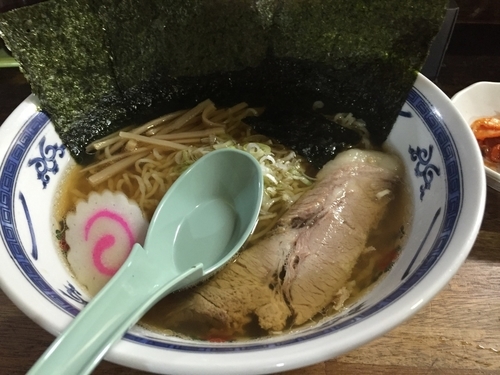 「のりラーメン 750円」@支那そば ポッポ 本店の写真