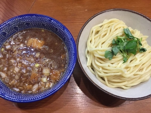 「濃厚つけ麺大盛」@麺や百日紅の写真