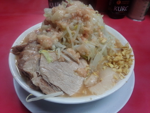 「豚増し大ラーメン(コール：アブラショウガ)」@ラーメン二郎 大宮店の写真