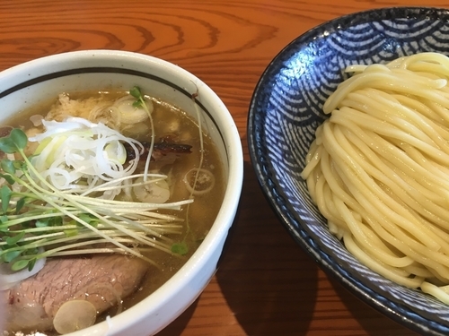 「【限定】塩つけそばチャーシュー増し1100円」@麺 一直の写真