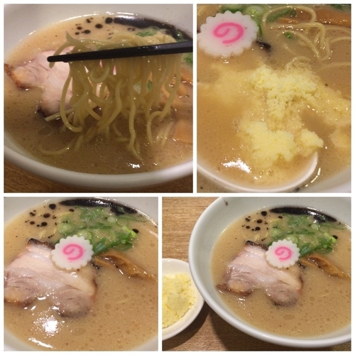 「ミニミラノとんこつラーメン 650円＋チーズ 100円」@CASA LUCAの写真