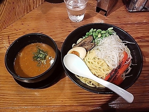 「【限定】たいぞうキーマカレーつけめん」@節骨麺たいぞう 池袋東口店の写真