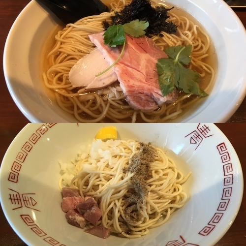 「白醤油中華蕎麦700円+替玉ハーフ100円」@中華蕎麦 志の写真