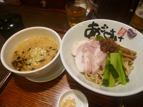 「【夏季・昼限定】塩豚骨つけ麺」@麺屋 あごすけの写真