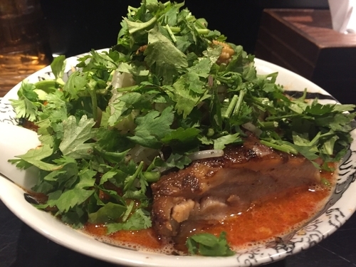 「カラシビ味噌ラーメン+パクチー、モヤシ」@カラシビ味噌らー麺 鬼金棒 池袋店の写真