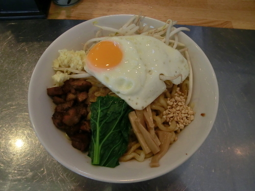 「汁なし」@つけ麺・汁なし専門店 R 中村店の写真