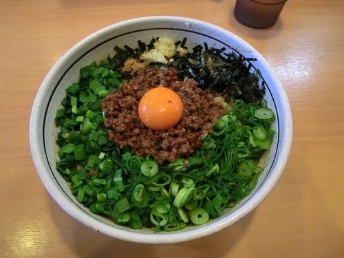 「台湾まぜそば」@台湾まぜそば はなび 緑店の写真