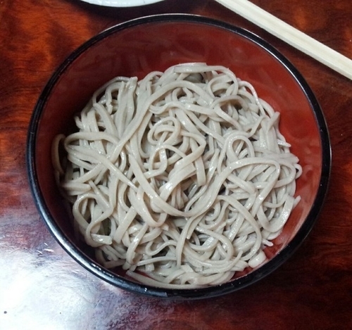 「もりそば1080円」@七兵衛そばの写真
