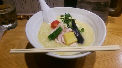 「鶏白湯大」@銀座 篝の写真