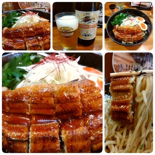 「【お盆限定】鰻まぜそば」@麺屋 鶏口の写真