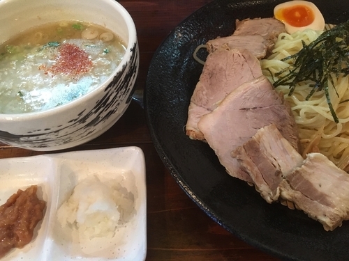 「塩肉つけそば1030円」@麺処 住谷商店の写真