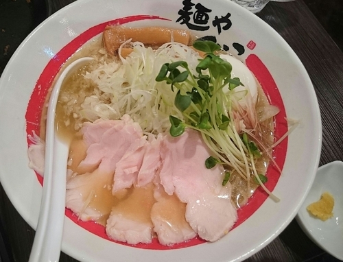 「【限定】味玉和風冷やしらーめん」@麺や でこの写真