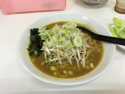 「カレーラーメン」@ラーメンHOT めん花の写真