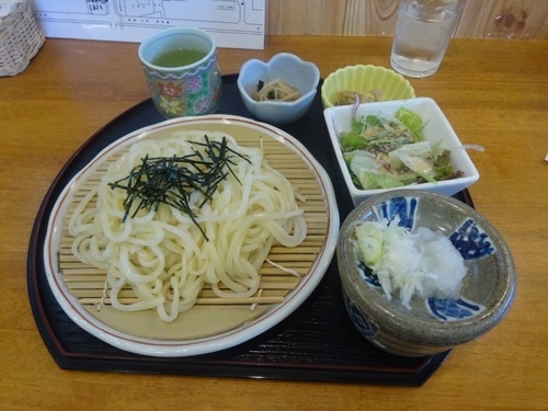 「ざるうどん」@お食事処 しもさとの写真