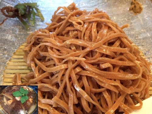 「鴨つけそば」@日の丸さんじの写真