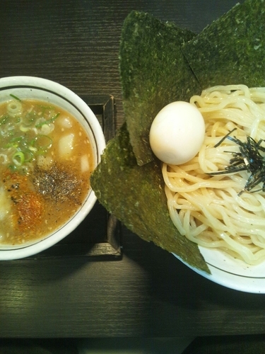 「塩つけめん（味玉・海苔トッピング）」@麺の坊 晴ればれの写真