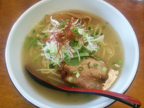 「からっ風かさね味（塩、中太麺、硬め）」@中華麺酒家 からっ風の写真