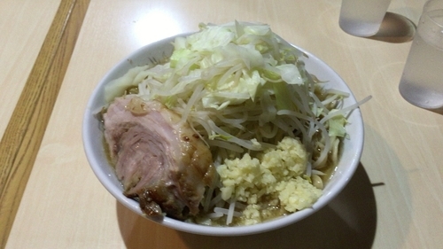 「ラーメン大盛り800円」@蒙麺 火の豚の写真